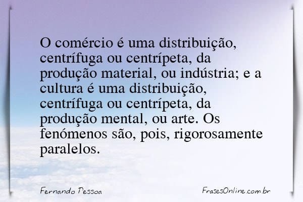 Frase de Fernando Pessoa