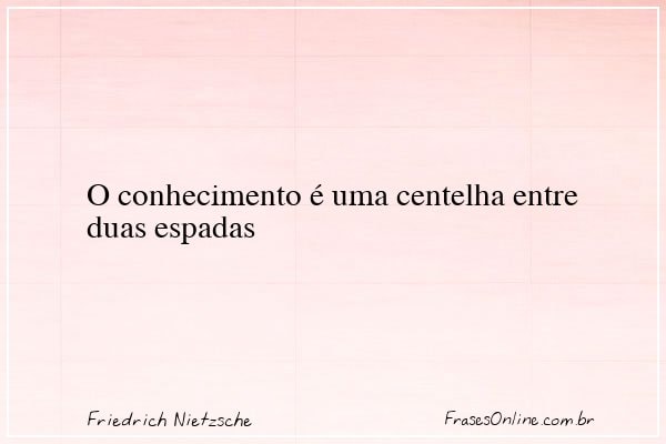Frase de Friedrich Nietzsche