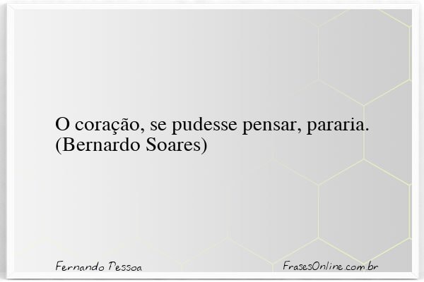 Frase de Fernando Pessoa
