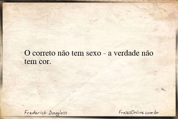 Frase de Frederick Douglass