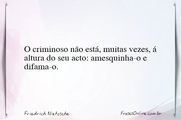 Frase de Friedrich Nietzsche