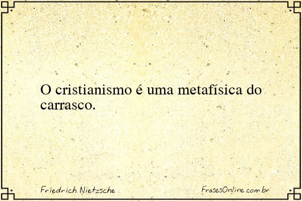 Frase de Friedrich Nietzsche