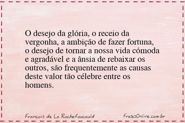 Frase de François de La Rochefoucauld