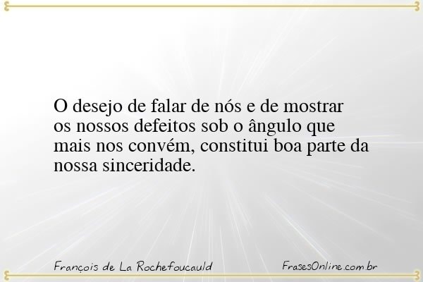 Frase de François de La Rochefoucauld