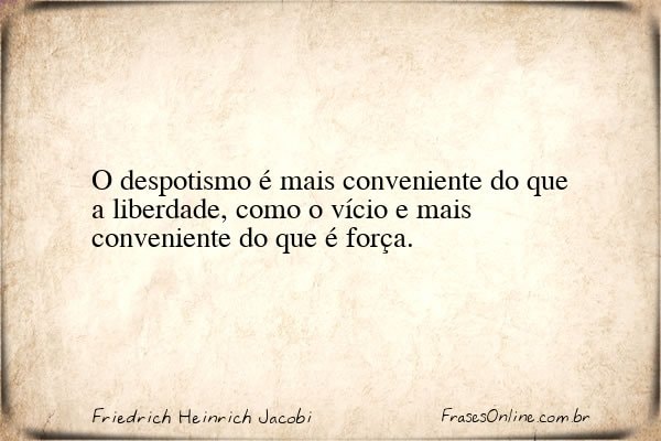Frase de Friedrich Heinrich Jacobi