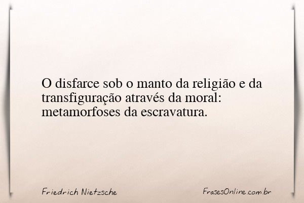 Frase de Friedrich Nietzsche