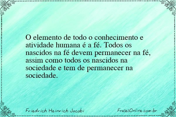 Frase de Friedrich Heinrich Jacobi