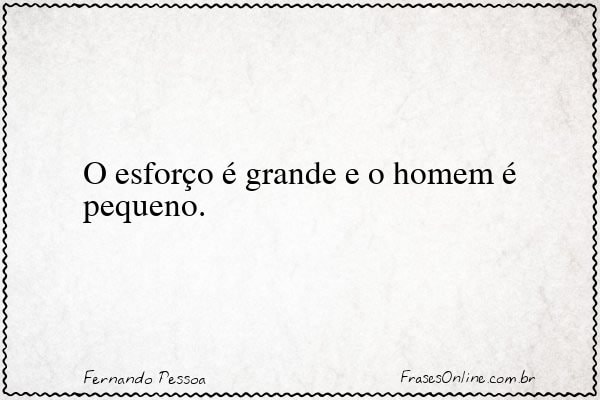 Frase de Fernando Pessoa