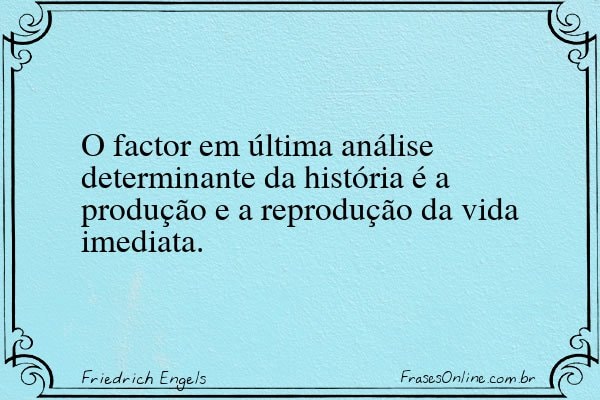 Frase de Friedrich Engels