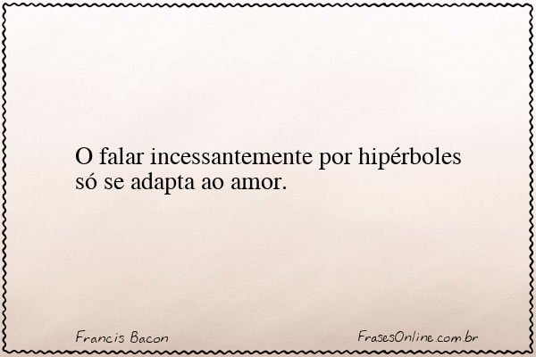 Frase de Francis Bacon