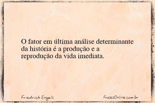 Frase de Friedrich Engels