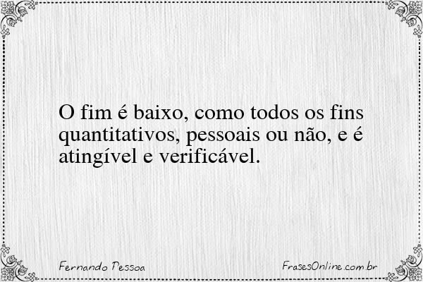 Frase de Fernando Pessoa