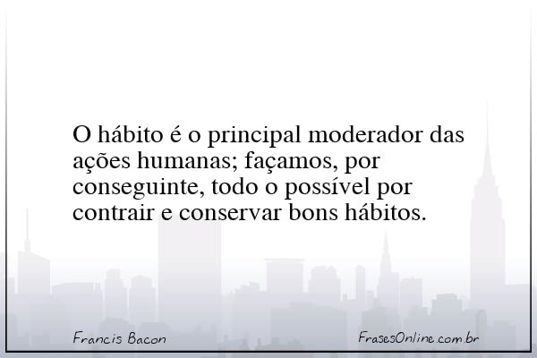 Frase de Francis Bacon