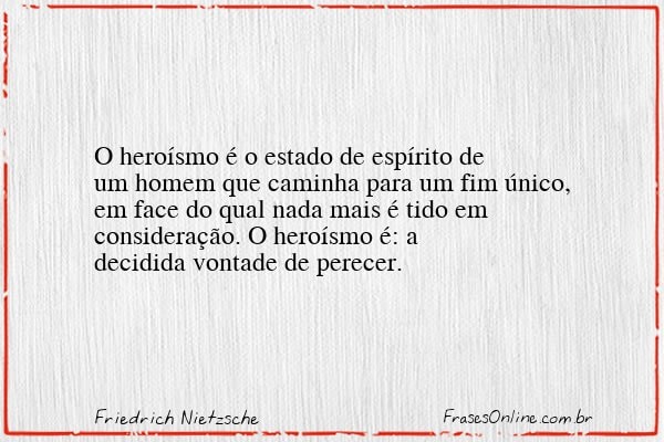 Frase de Friedrich Nietzsche