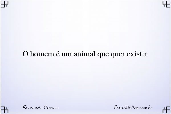 Frase de Fernando Pessoa