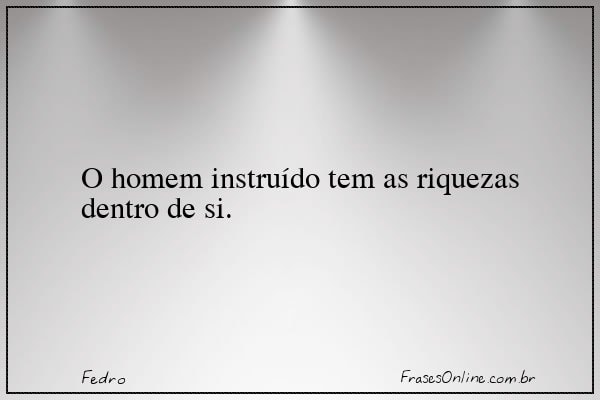 Frase de Fedro