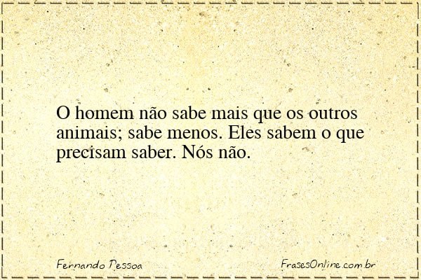 Frase de Fernando Pessoa