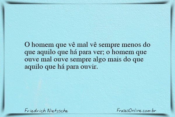 Frase de Friedrich Nietzsche