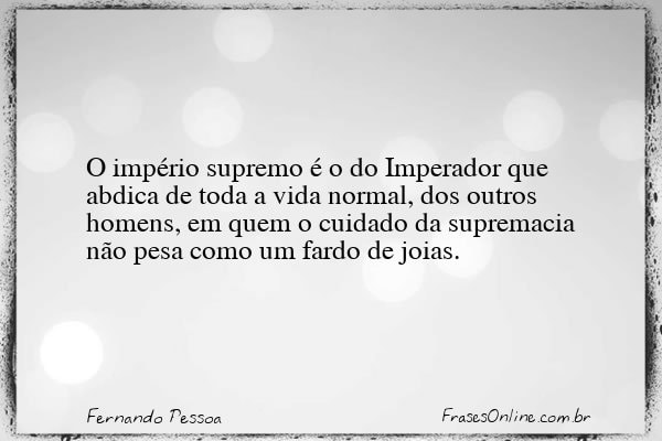 Frase de Fernando Pessoa