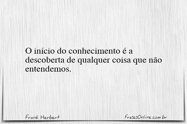 Frase de Frank Herbert
