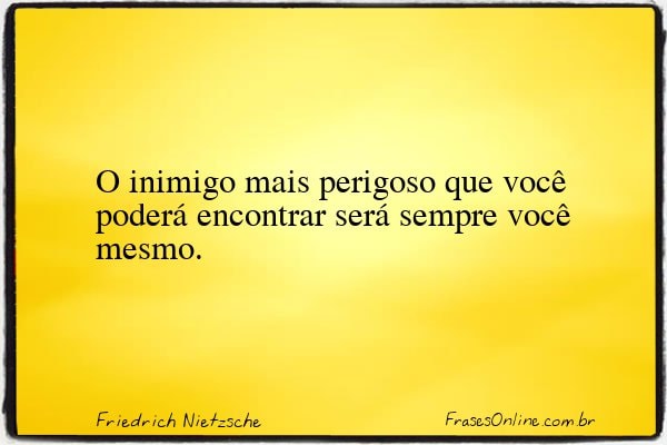 Frase de Friedrich Nietzsche
