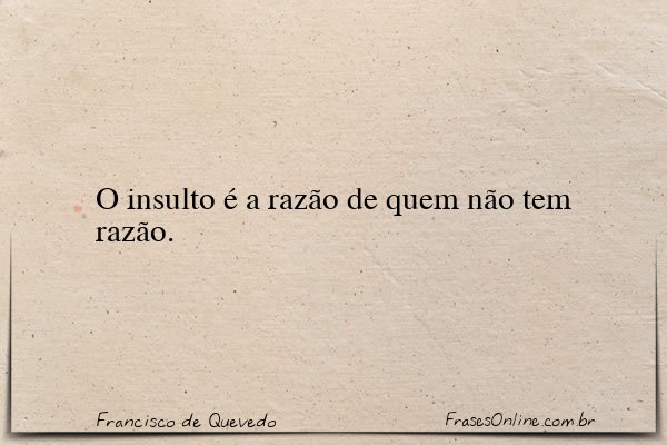 Frase de Francisco de Quevedo