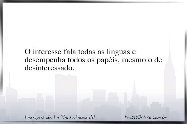 Frase de François de La Rochefoucauld
