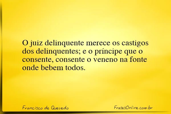 Frase de Francisco de Quevedo