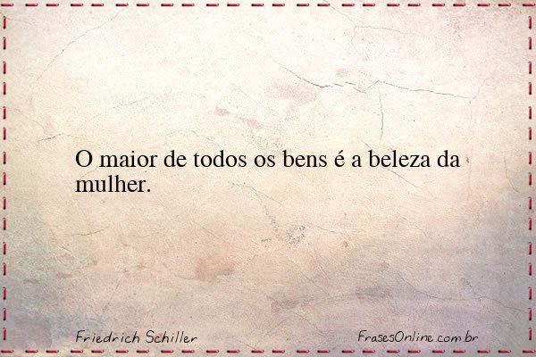 Frase de Friedrich Schiller