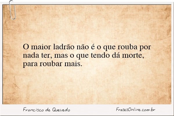 Frase de Francisco de Quevedo