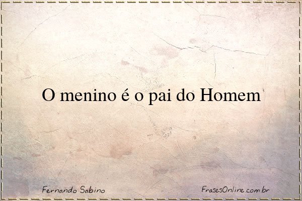 Frase de Fernando Sabino