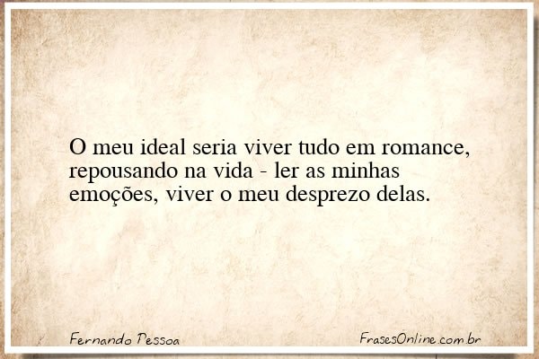 Frase de Fernando Pessoa