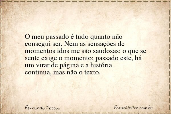 Frase de Fernando Pessoa