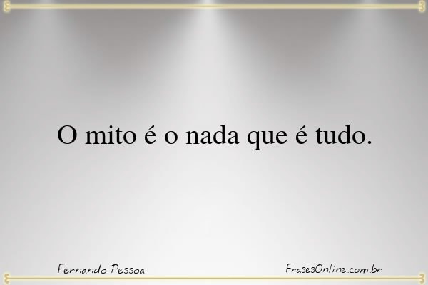 Frase de Fernando Pessoa