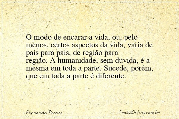 Frase de Fernando Pessoa