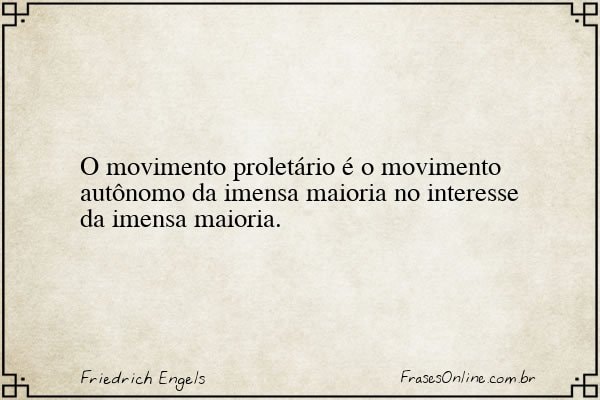 Frase de Friedrich Engels