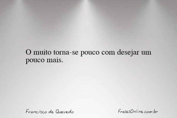 Frase de Francisco de Quevedo