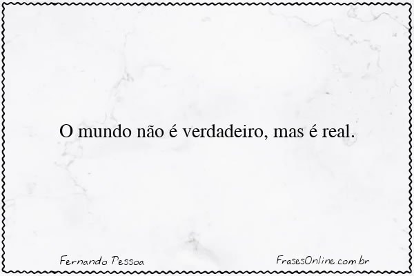 Frase de Fernando Pessoa