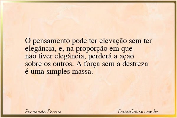 Frase de Fernando Pessoa