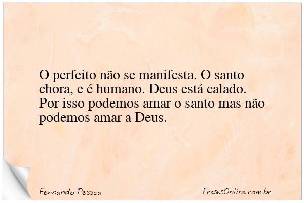 Frase de Fernando Pessoa