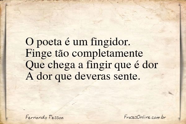 Frase de Fernando Pessoa