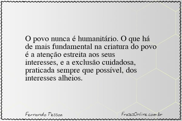 Frase de Fernando Pessoa
