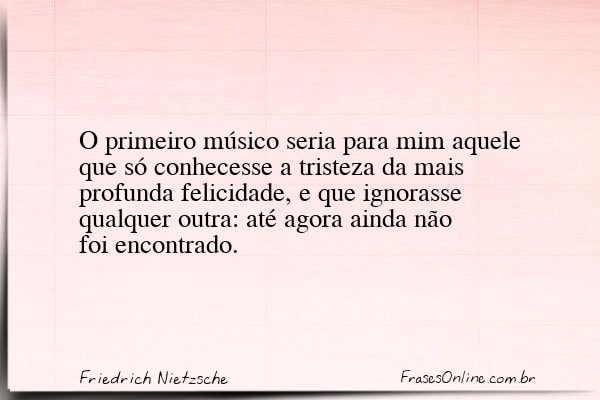 Frase de Friedrich Nietzsche