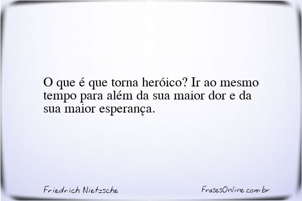 Frase de Friedrich Nietzsche