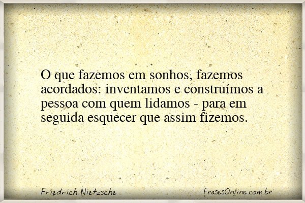 Frase de Friedrich Nietzsche