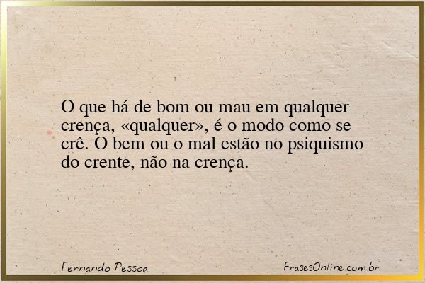 Frase de Fernando Pessoa