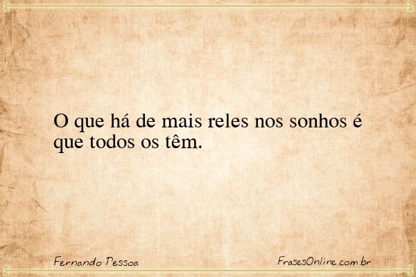 Frase de Fernando Pessoa