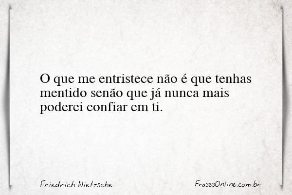 Frase de Friedrich Nietzsche