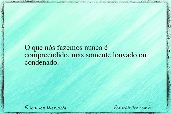 Frase de Friedrich Nietzsche