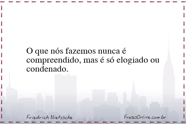 Frase de Friedrich Nietzsche